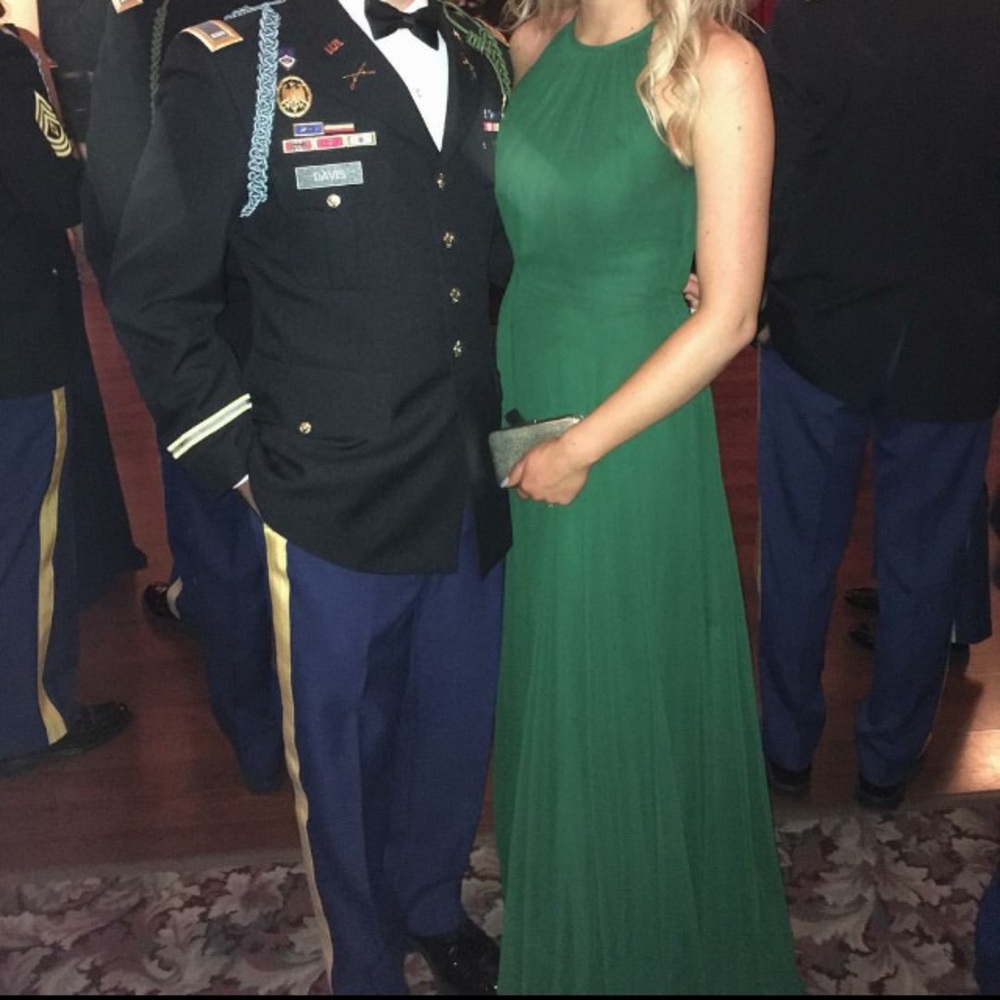 Hunter Green Formal (Bridesmaid) Dress.